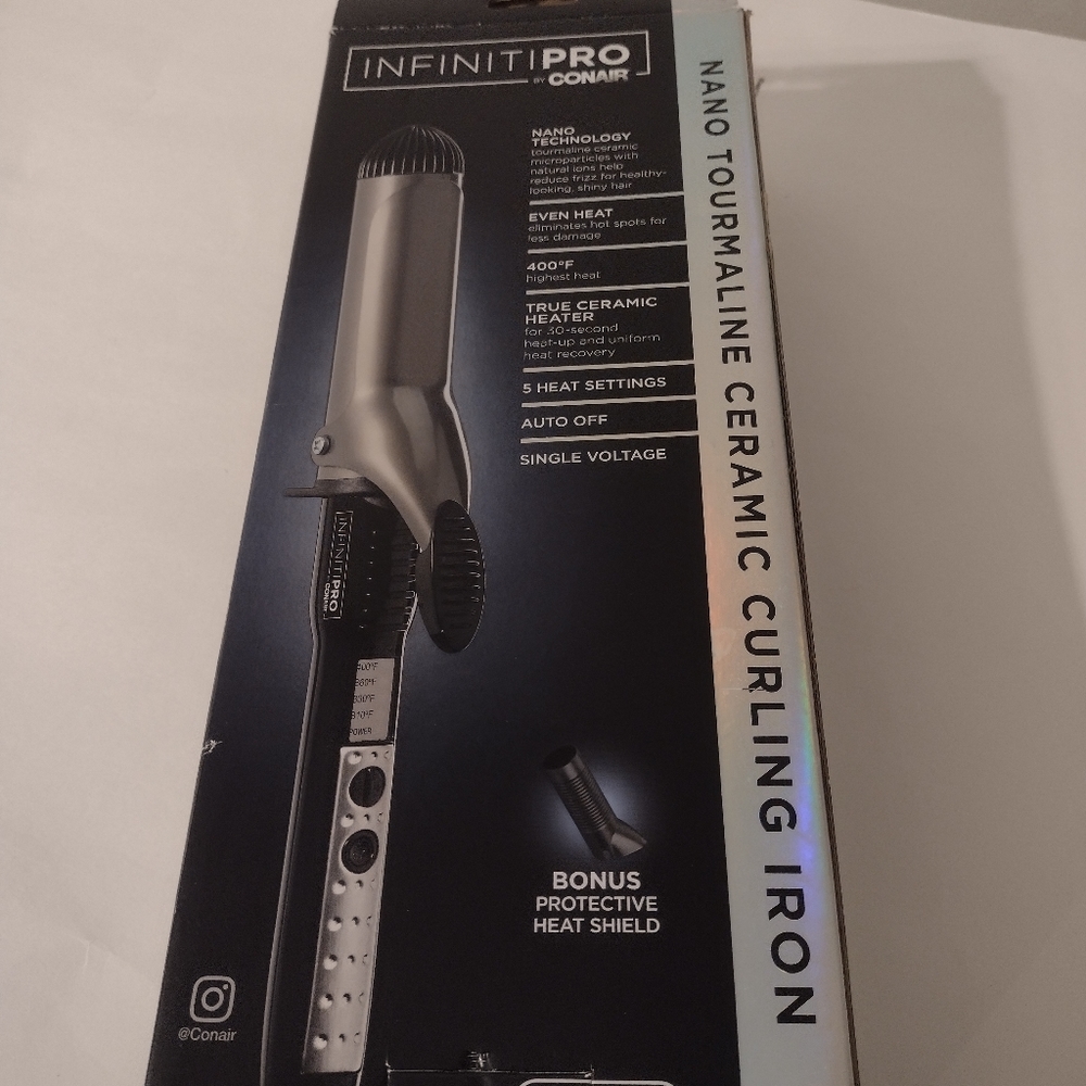 INFINITIPRO by CONAIR 1 1/2in Nano Tourmaline Cera